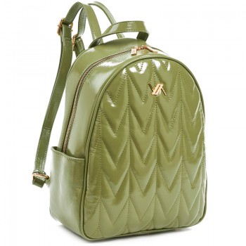 Σακίδιο πλάτης γυναικείο λουστρίνι Verde 16-6393-Green
