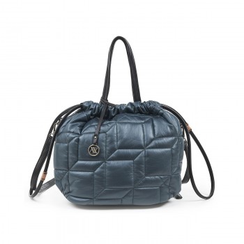 Verde 16-6655 Γυναικείο Πουγκί 'Ωμου Πετρόλ