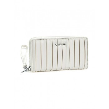 Πορτοφόλι γυναικείο με περιμετρικό φερμουάρ Verde 18-1174-Cream