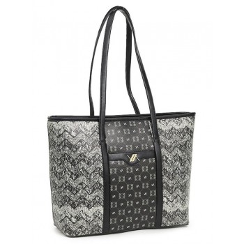 Verde 16-6604 Γυναικεία Τσάντα 'Ωμου Μαύρη