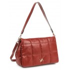 Verde Γυναικεία Flap Bag 'Ωμου Καφέ 16-6561 Verde Γυναικεία Flap Bag 'Ωμου Καφέ 16-6561