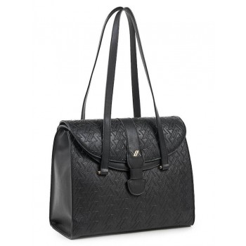 Verde 16-6613 Γυναικεία Τσάντα 'Ωμου Μαύρη