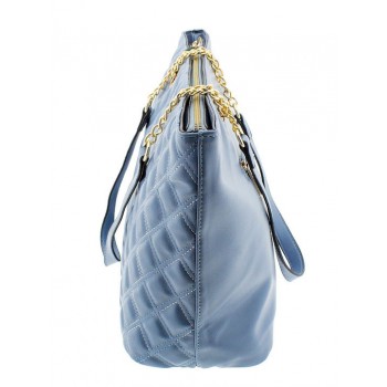 Verde Γυναικεία Τσάντα Shopper 'Ωμου Γαλάζια 16-6400