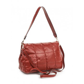 Verde Γυναικεία Flap Bag 'Ωμου Καφέ 16-6561