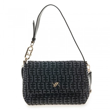 Verde Γυναικεία Τσάντα Ώμου-Χιαστί 16-7017 Μαύρο