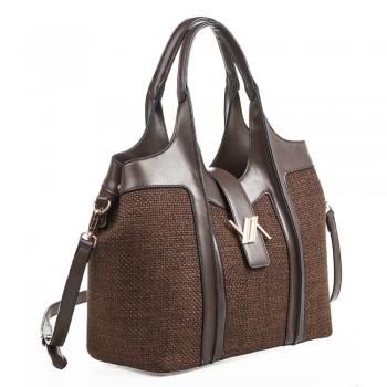 Verde Γυναικεία Τσάντα Χειρός-'Ωμου 16-7077 Καφέ Κωδ. 16-7077-Brown